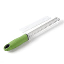 Ralador de Queijo e Zester de Limão em Aço Inoxidável com Capa Protetora | Utensílio Multifuncional para Queijo, Frutas e Chocolate com Alça Antiderrapante