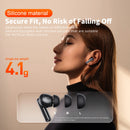 Fone de Ouvido QERE E50 – Bluetooth 5.3, Som Hi-Fi, 4 Microfones com Cancelamento de Ruído ENC e Baixa Latência
