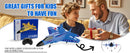 Avião RC SU35 FX620/FX820 – Modelo Planador com Controle Remoto 2.4G e Luzes LED