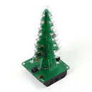 Kit Eletrônico 3D de Árvore de Natal – DIY com LEDs Piscantes Coloridos para Montagem e Prática de Soldagem