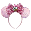 Tiaras com Orelhas do Mickey e Laços Disney – Acessórios de Cabelo para Bebês, Crianças e Adultos