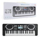Piano Eletrônico Infantil 37 Teclas – Teclado Musical Portátil Educacional para Crianças
