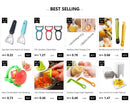 Fatiador de Abacate em Aço Inoxidável | Cortador 3 em 1 para Frutas – Ferramenta Multifuncional de Cozinha