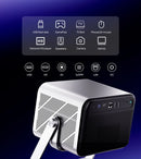 VEVSHAO V80 Projetor 4K – Full HD 1080P, 2200 Lúmens, Android 11, WiFi 6, Home Theater com Suporte Base