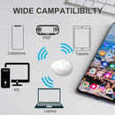 Fones de Ouvido Invisíveis DMWING V5.2 TWS – Mini In-Ear Bluetooth com Cancelamento de Ruído e Microfone