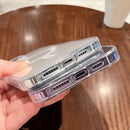 Capa Magnética Transparente Magesafe QIXTWO – Carregamento Sem Fio, Anti-Choque e Anti-Riscos para iPhone 11–17