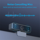 Webcam Nuroum V11 – Full HD 1080p 60fps com Microfone Integrado, Plug & Play para PC e Laptop