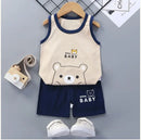 Conjunto Infantil em Algodão – Camiseta Regata e Shorts para Meninos e Meninas | Moda Verão