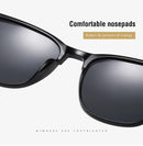 Óculos de Sol Masculinos MUMUCREAN 2025 – Retro Clássico Polarizado com Proteção UV400, Lentes Quadradas
