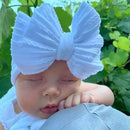 Tiarra Infantil QueenBaby com Laço em Nylon | Headband Elástico para Bebês e Crianças (0-5T)