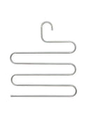 Rack de Calças de Aço Inoxidável 5 Camadas | Cabide Multifuncional para Roupas