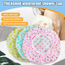 Kit 3 Toucas de Banho Femininas Reutilizáveis – Impermeável com Elástico Largo, Estilo Ponto