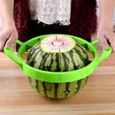 Cortador Manual de Melancia em Aço Inoxidável | Fatiador de Frutas Grande e Criativo com Design Ergonômico e Economia de Esforço