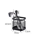 Cesta de Pauzinhos de Aço Inoxidável MEXQCH | Suporte Drenável para Utensílios de Cozinha | Garfos, Colheres e Talheres