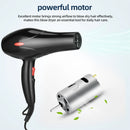 CkeyiN Secador de Cabelo Profissional 1600W – Íons Negativos, Uso Doméstico e Salão com Difusor e Concentrador