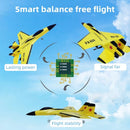 Avião RC SU35 FX620/FX820 – Modelo Planador com Controle Remoto 2.4G e Luzes LED
