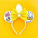 Tiaras com Orelhas do Mickey e Laços Disney – Acessórios de Cabelo para Bebês, Crianças e Adultos