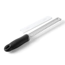 Ralador de Queijo e Zester de Limão em Aço Inoxidável com Capa Protetora | Utensílio Multifuncional para Queijo, Frutas e Chocolate com Alça Antiderrapante