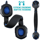 Fone de Ouvido Gamer Virwir – Com Fio 3,5mm, Microfone Ajustável, Bass Stereo, Compatível com PS4/PS5, Xbox, Smartphone e PC
