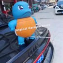 Boneco Decorativo Johnny Turtle MINISO – Acessório para Carro com Spray de Água, Tema Pokémon