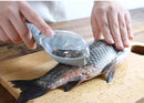 Raspador de Escamas de Peixe | Escova para Limpeza de Peixe e Frutos do Mar | Acessório de Cozinha Ecológico