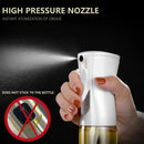 Frasco Borrifador de Óleo 200ml/300ml/500ml | Dispenser de Azeite, Vinagre e Molho de Soja | Spray para Cozinha, Churrasco e Camping | Estilo Moderno