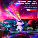 Projetor Astronauta Galaxy Starry Sky | Luz LED Noturna para Quarto e Sala de Jogos