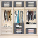 Saco de Armazenamento Dobrável de Grande Capacidade | Organizador de Roupas e Cobertores para Armário ou Quarto