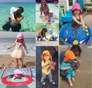 Chapéu de Sol Infantil Ajustável – Proteção Solar FPS 50+ para Bebês e Crianças