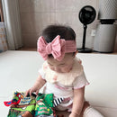 Tiarra Infantil QueenBaby com Laço em Nylon | Headband Elástico para Bebês e Crianças (0-5T)