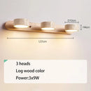 Luminária de Parede LED de Pedra Calcária Natural | Espelho de Vaidade Dupla Face Rotativo | Aplique Decorativo para Quarto e Banheiro