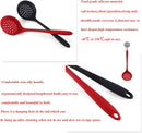 Colher Escumadeira de Silicone | Antiaderente, com Fendas, Resistente e Flexível para Cozinha