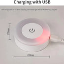 Luz Noturna Recarregável USB Portátil | LED para Sala de Estar, Quarto e Decoração de Casa