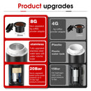 Máquina de Café Espresso Elétrica Portátil Wireless DENOKIN | 3 em 1 para Cápsulas, Pó e Viagem | Para Carro, Casa e Camping