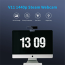 Webcam Nuroum V11 – Full HD 1080p 60fps com Microfone Integrado, Plug & Play para PC e Laptop