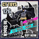 Action Figure Batman Hush Mafex 126 – Versão Preta, Bandai, 1/12, Colecionável DC