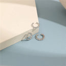 Ear Cuffs Femininos KOTiK 2025 – Brincos de Clipe Sem Furo com Zircônia Cúbica, Modernos e Geométricos