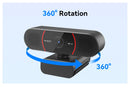 Webcam EMEET C960 4K – USB com Tripé, Autofoco e Microfone Integrado para Streaming e Videoconferências