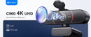 Webcam EMEET C960 4K – USB com Tripé, Autofoco e Microfone Integrado para Streaming e Videoconferências