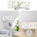 Relógio Digital 3D Niditon – Mesa e Parede, Moderno, com Exibição de Hora, Calendário e Umidade