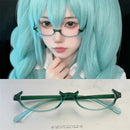 Óculos de Cosplay Kamishiro Rize / Akemi Homura | Acessório de Moda Redondo Sem Lentes