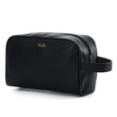 Bolsa de Cosméticos Personalizada GZGUANDA – Grande Capacidade com Zíper, Monograma e Inicial Gravada, Viagem e Negócios