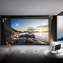 VEVSHAO V80 Projetor 4K – Full HD 1080P, 2200 Lúmens, Android 11, WiFi 6, Home Theater com Suporte Base