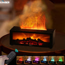 Umidificador de Ar com Óleos Essenciais – Difusor de Aroma Automático com Luz LED e Controle Remoto