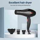CkeyiN Secador de Cabelo Profissional 1600W – Íons Negativos, Uso Doméstico e Salão com Difusor e Concentrador