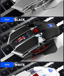 Mouse Sem Fio SC300 SSMMDZ – Recarregável, Silencioso, 6400 DPI, Luzes Coloridas, Para Notebook e Desktop