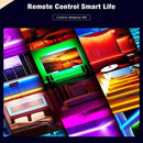 1-30m/100ft Luz de Tira LED USB RGB com Bluetooth, Controle por Toque e App – Backlight para TV e Decoração de Quarto