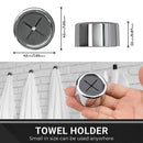 Suporte de Toalha com Ventosa para Banheiro | Ganchos Auto-Adesivos para Parede | Organizador de Panos de Prato e Utensílios de Cozinha