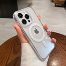 Capa Magnética Transparente Magesafe QIXTWO – Carregamento Sem Fio, Anti-Choque e Anti-Riscos para iPhone 11–17