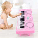 Piano Eletrônico Infantil 37 Teclas – Teclado Musical Portátil Educacional para Crianças